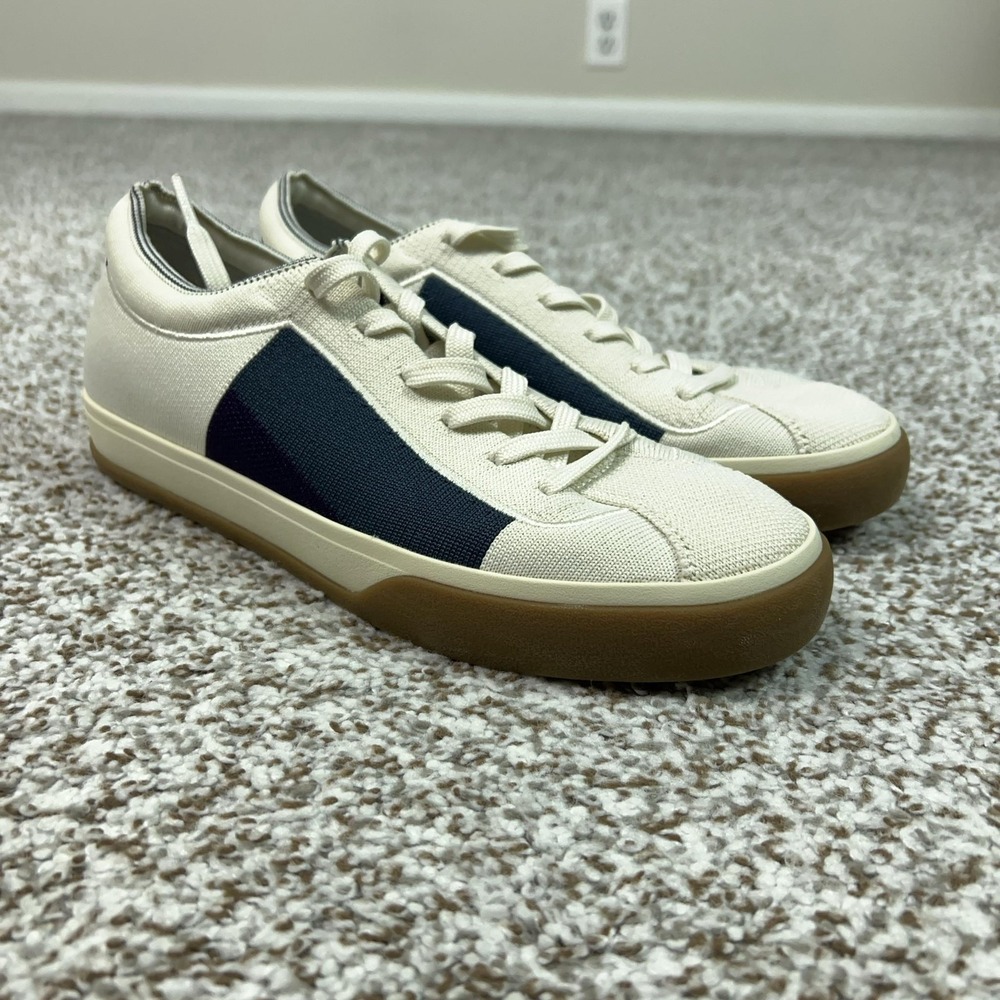 Rothys Shoes Womens Size 8 Beige Knit Lace Up Comfort Casual Sneakers Walking